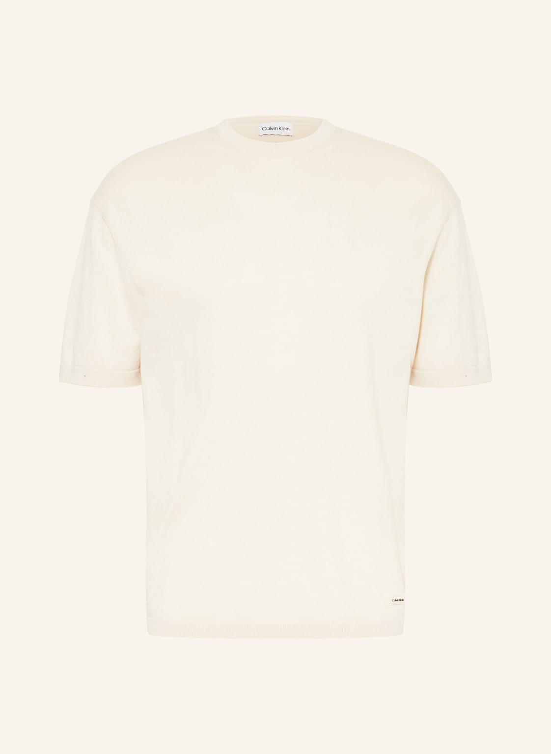 Calvin Klein Strickshirt beige von Calvin Klein