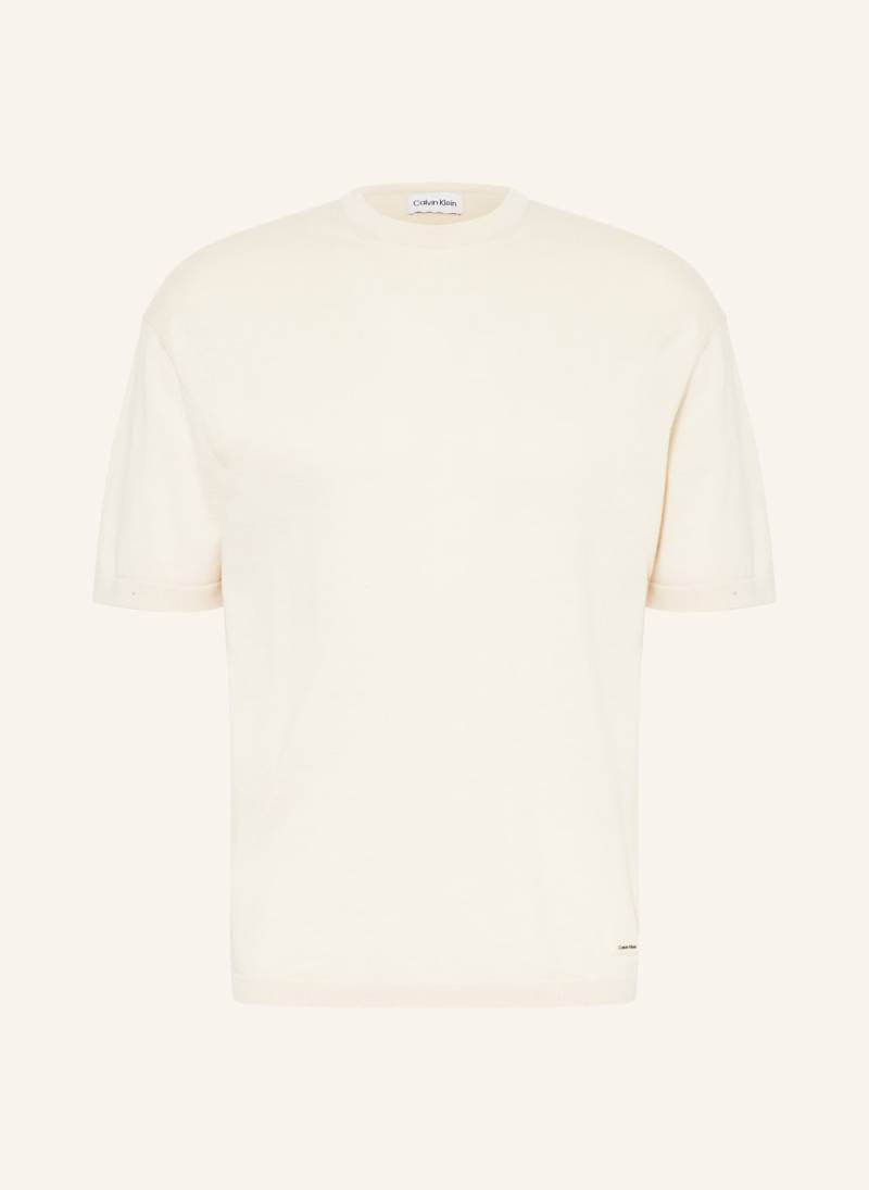 Calvin Klein Strickshirt weiss von Calvin Klein