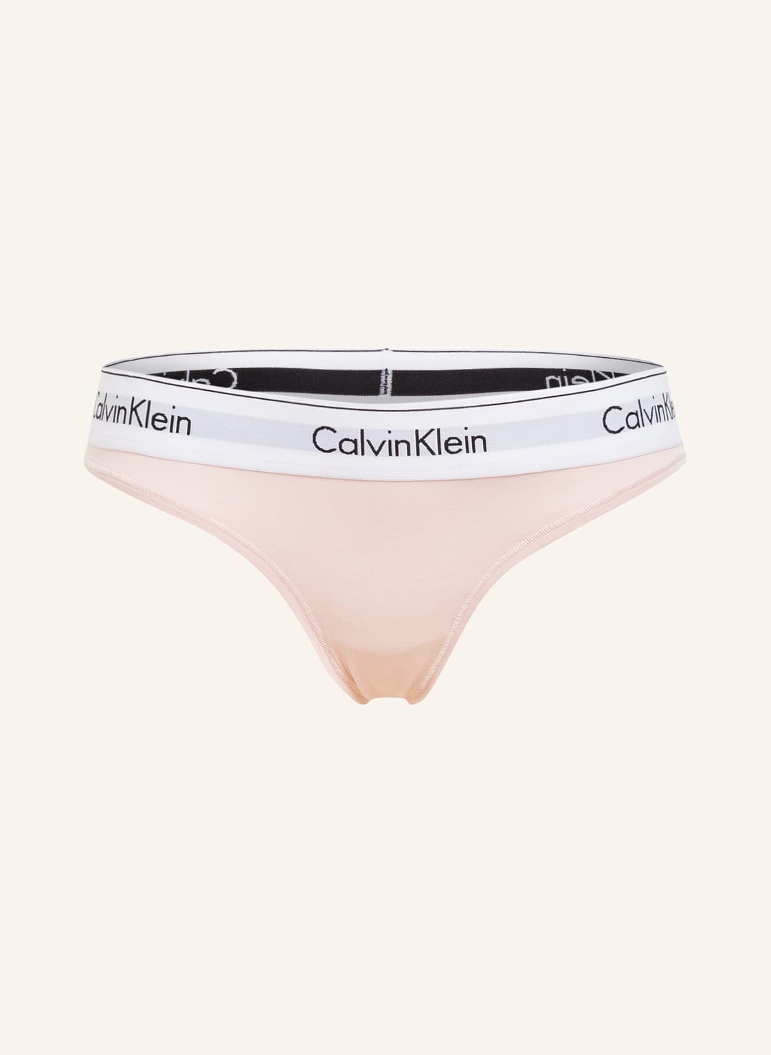 Calvin Klein String Modern Cotton beige Calvin Klein String Modern Cotton beige von Calvin Klein