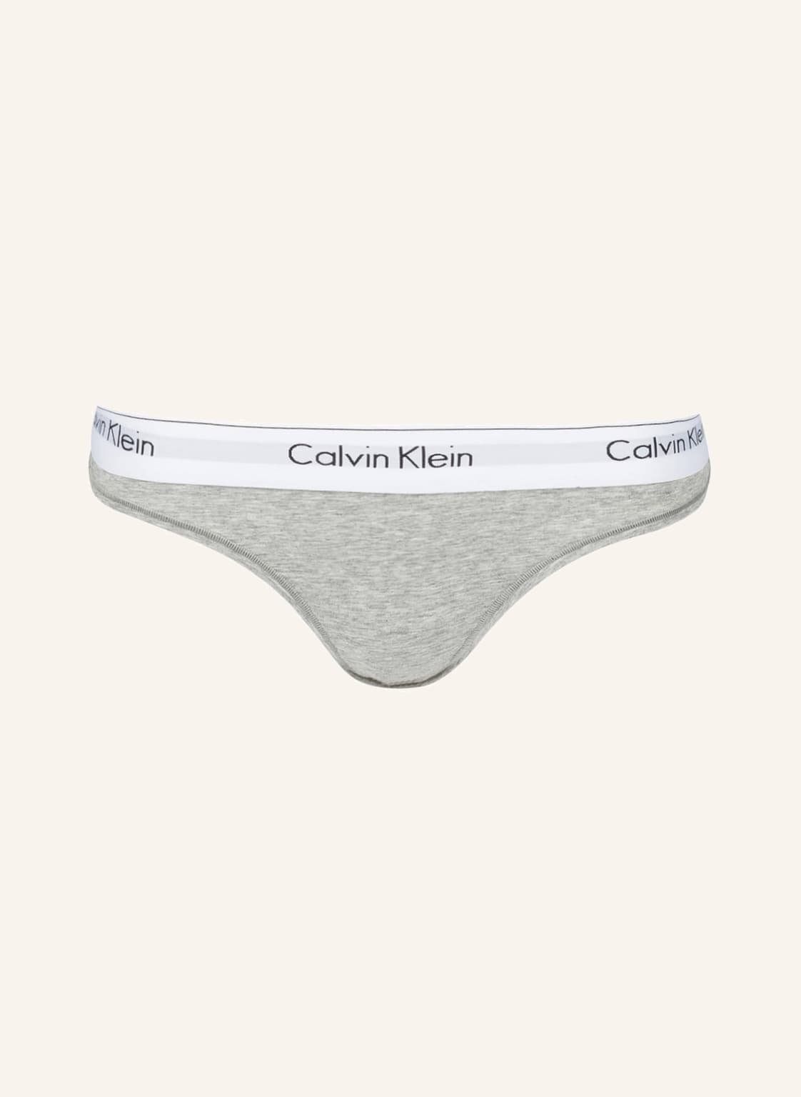Calvin Klein String Modern Cotton grau Calvin Klein String Modern Cotton grau von Calvin Klein