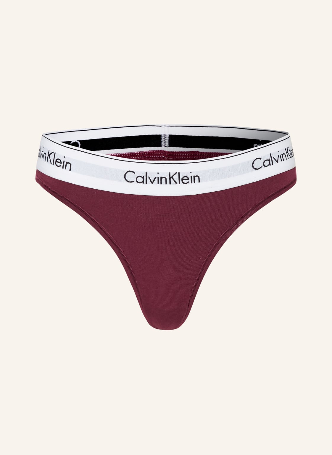 Calvin Klein String Modern Cotton rot von Calvin Klein