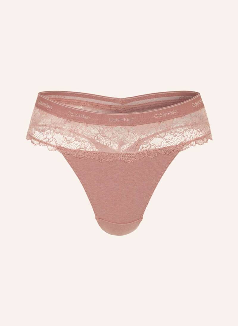 Calvin Klein String Modern Lace rosa von Calvin Klein