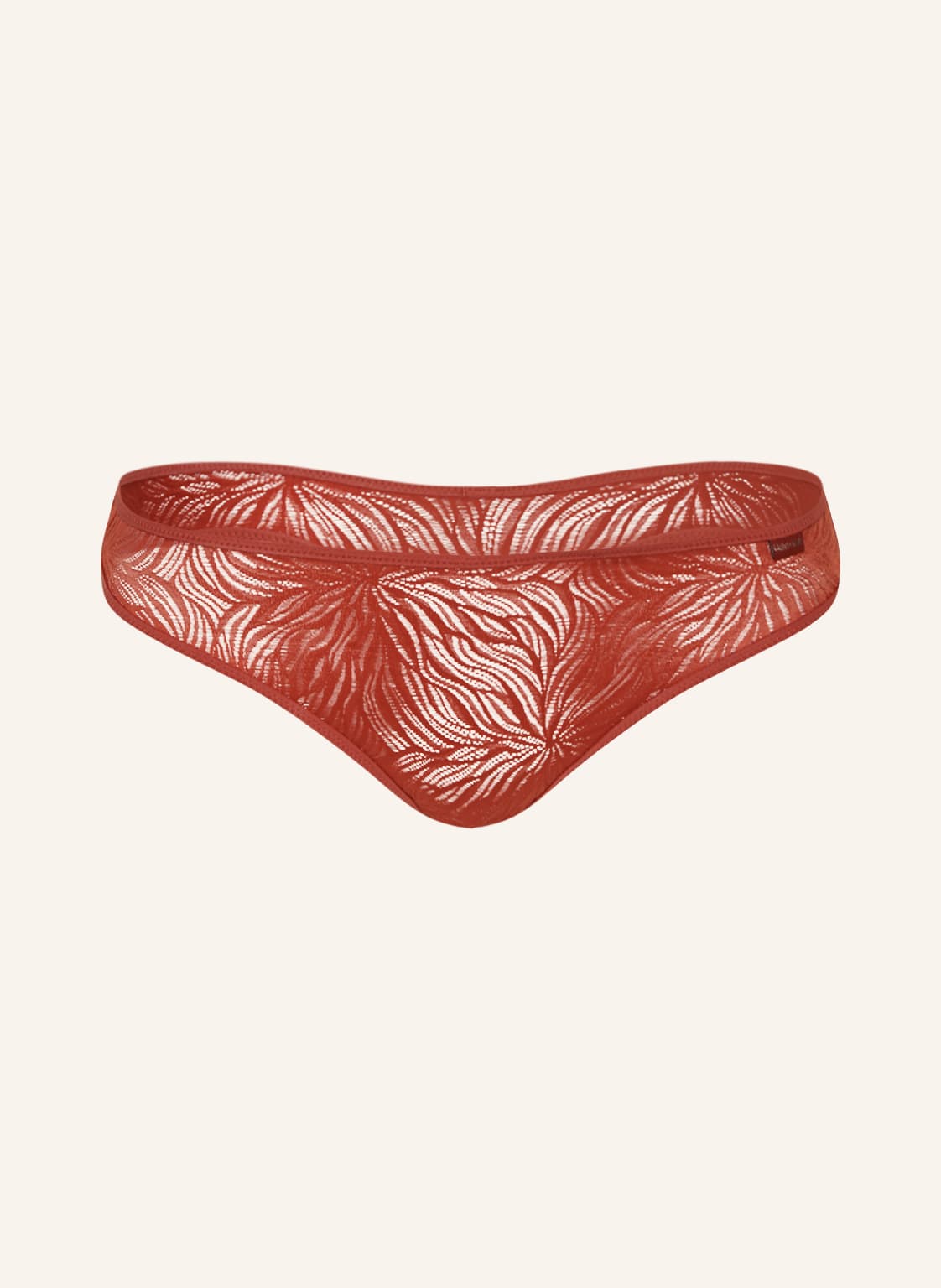 Calvin Klein String Sheer Marquisett rot von Calvin Klein