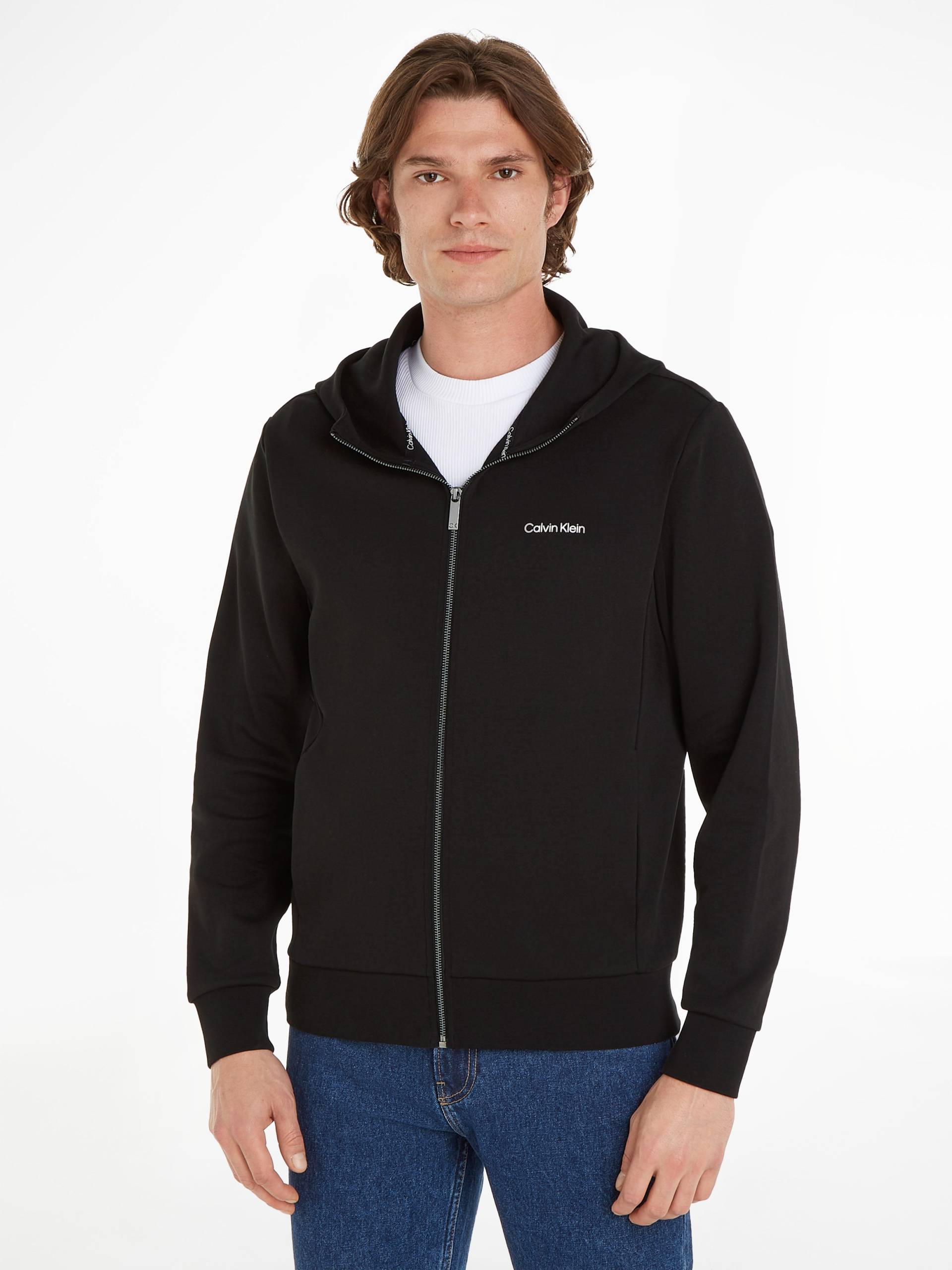 Calvin Klein Sweatjacke »MICRO LOGO REPREVE HOODIE JACKET«, mit Logoschriftzug von Calvin Klein