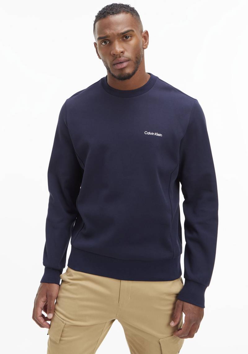 Calvin Klein Sweatshirt »MICRO LOGO REPREVE SWEATSHIRT«, mit halsnahmen Rundhalsausschnitt von Calvin Klein