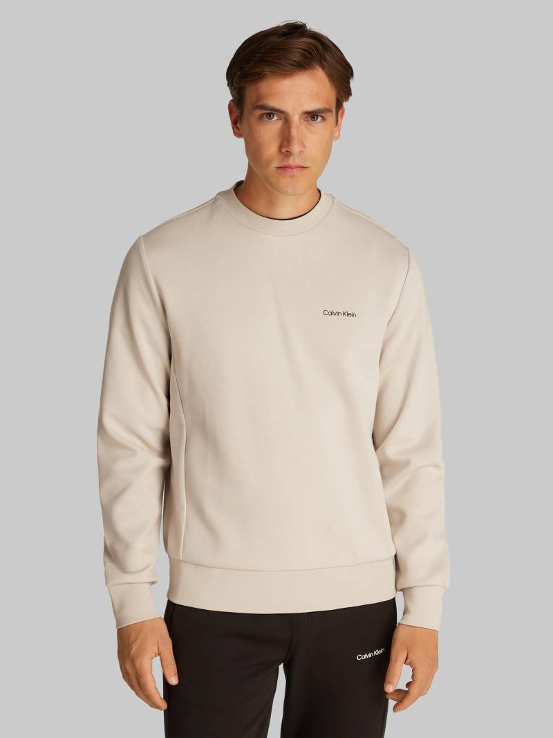 Calvin Klein Sweatshirt »MICRO LOGO REPREVE SWEATSHIRT«, mit halsnahmen Rundhalsausschnitt von Calvin Klein