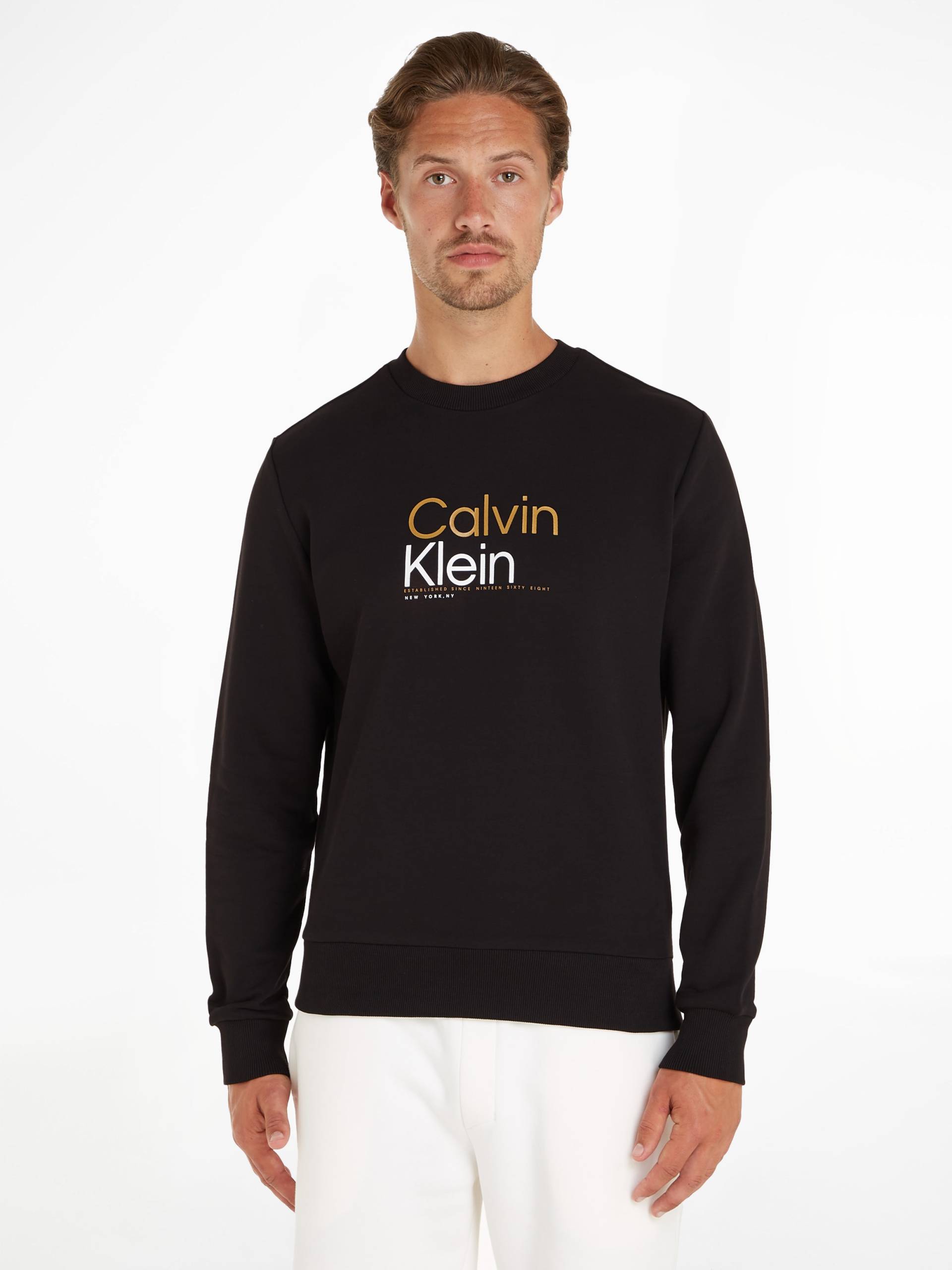 Calvin Klein Sweatshirt »MULTI COLOR LOGO SWEATSHIRT«, mit Markenlabel von Calvin Klein