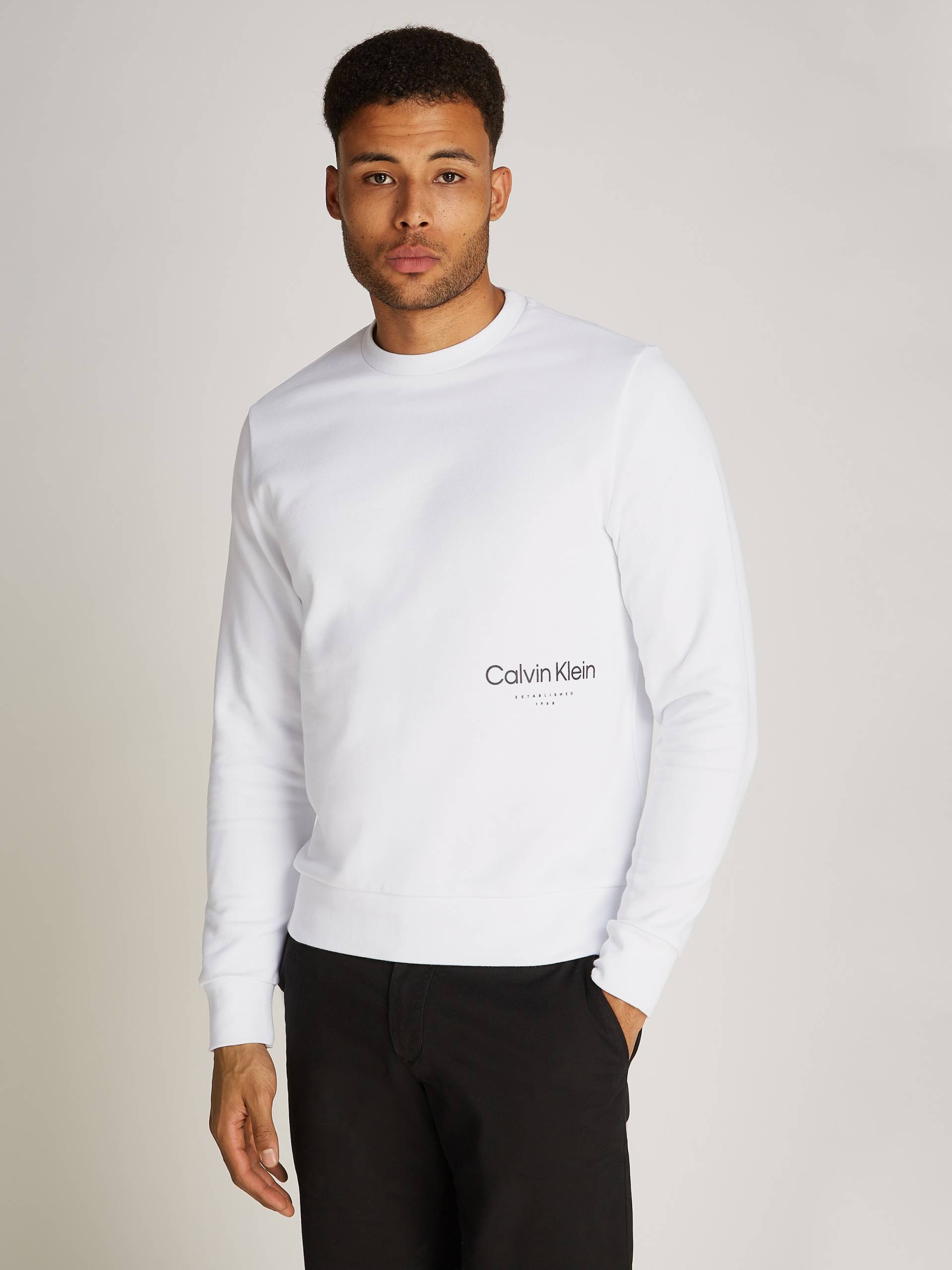 Calvin Klein Sweatshirt »OFF PLACEMENT LOGO SWEATSHIRT« von Calvin Klein