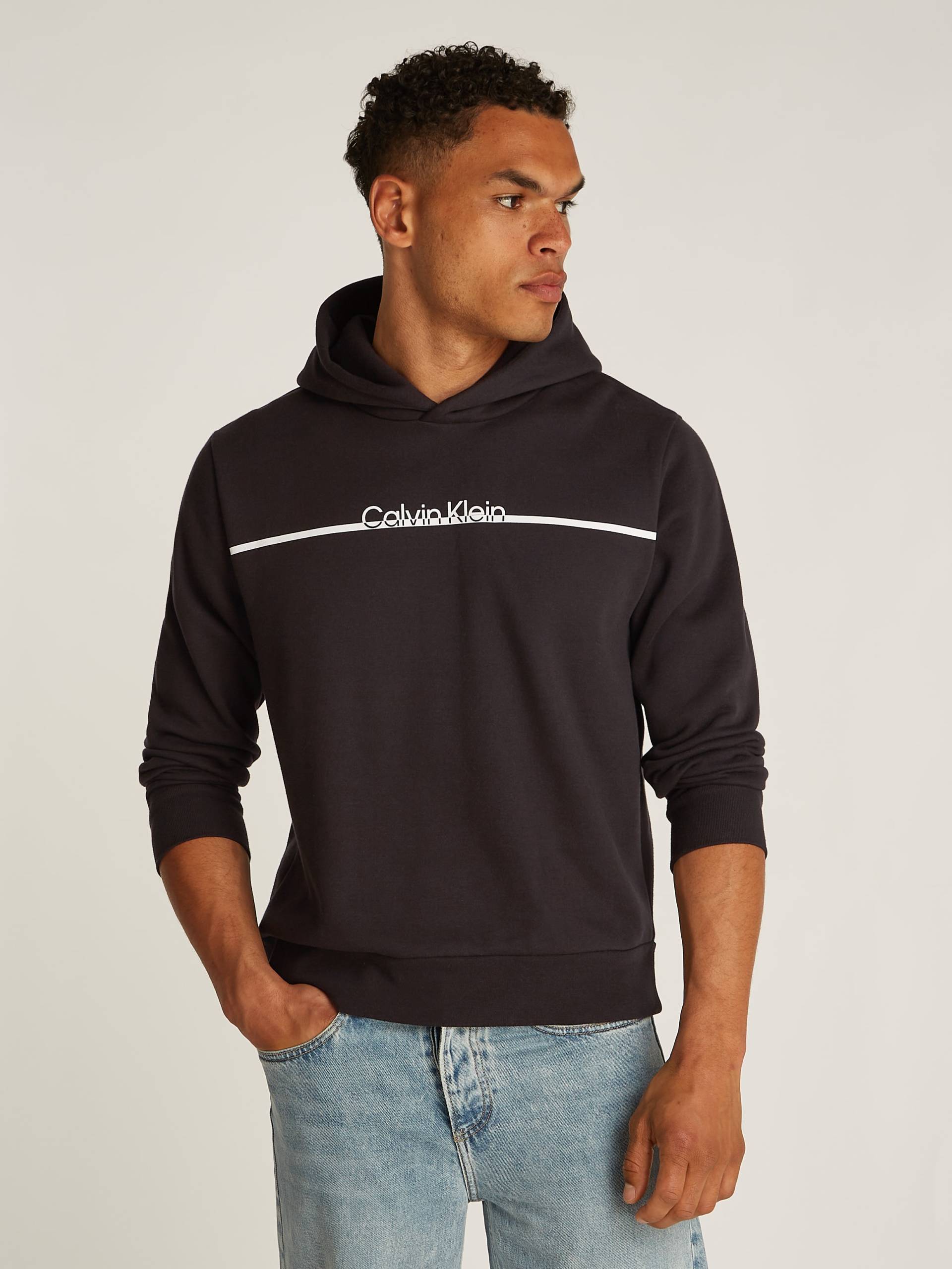 Calvin Klein Sweatshirt »SPLIT LINE LOGO HOODIE«, mit Logoprint von Calvin Klein