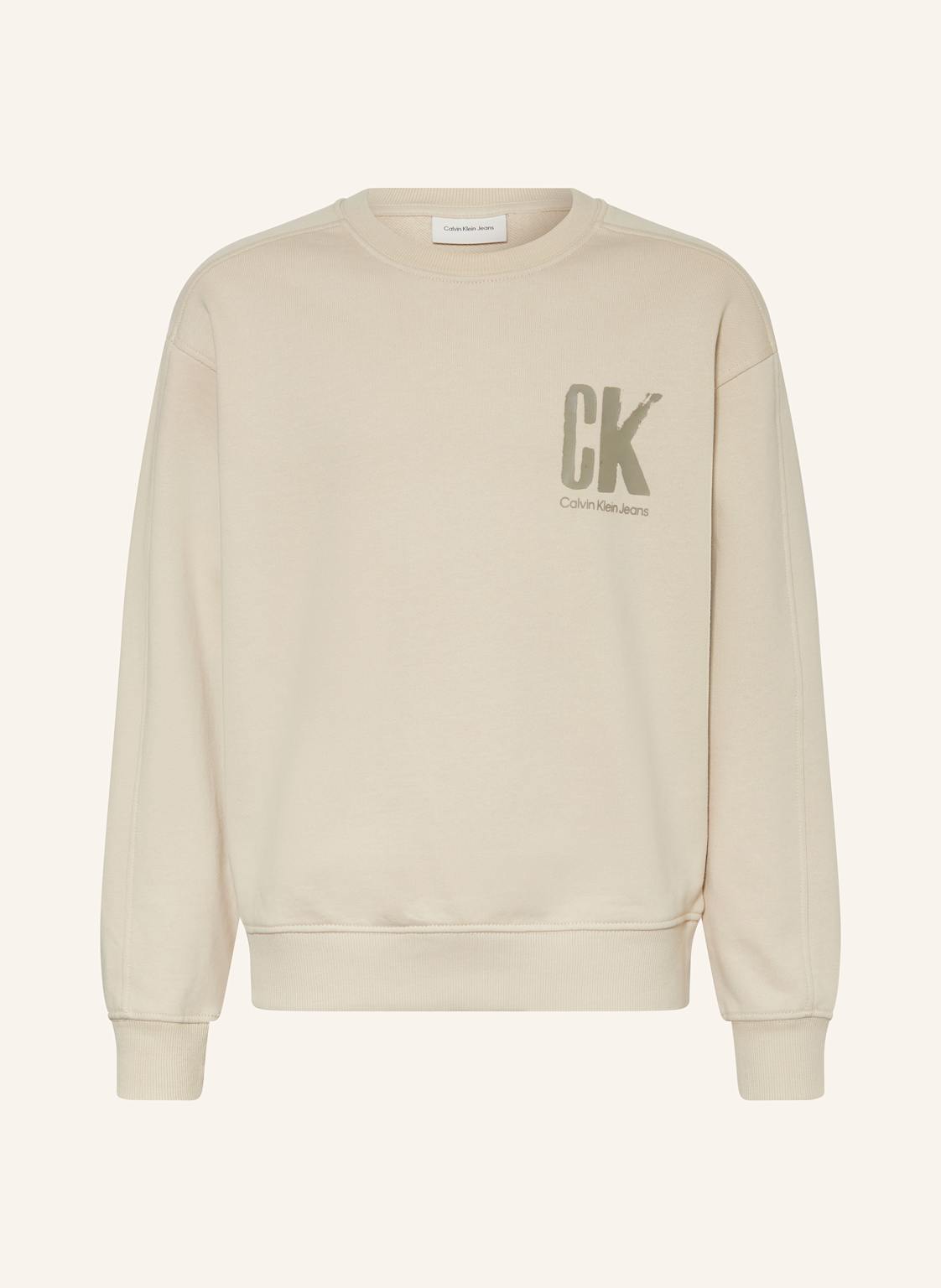 Calvin Klein Sweatshirt beige von Calvin Klein