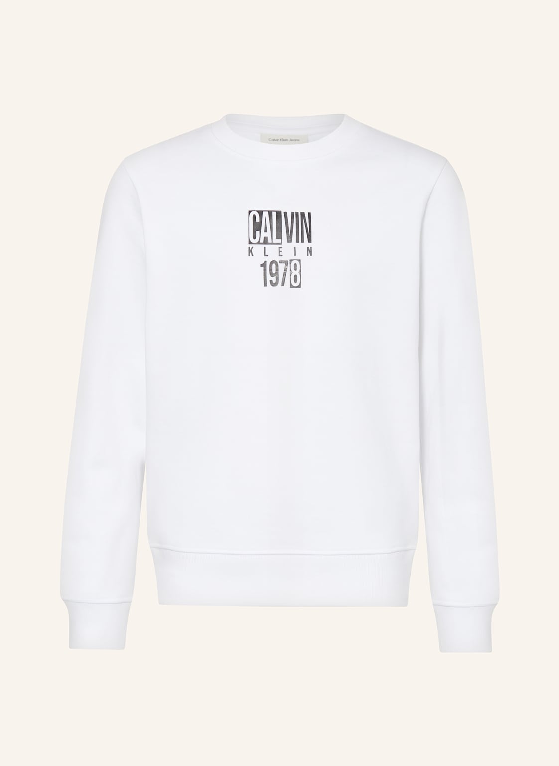 Calvin Klein Sweatshirt weiss von Calvin Klein