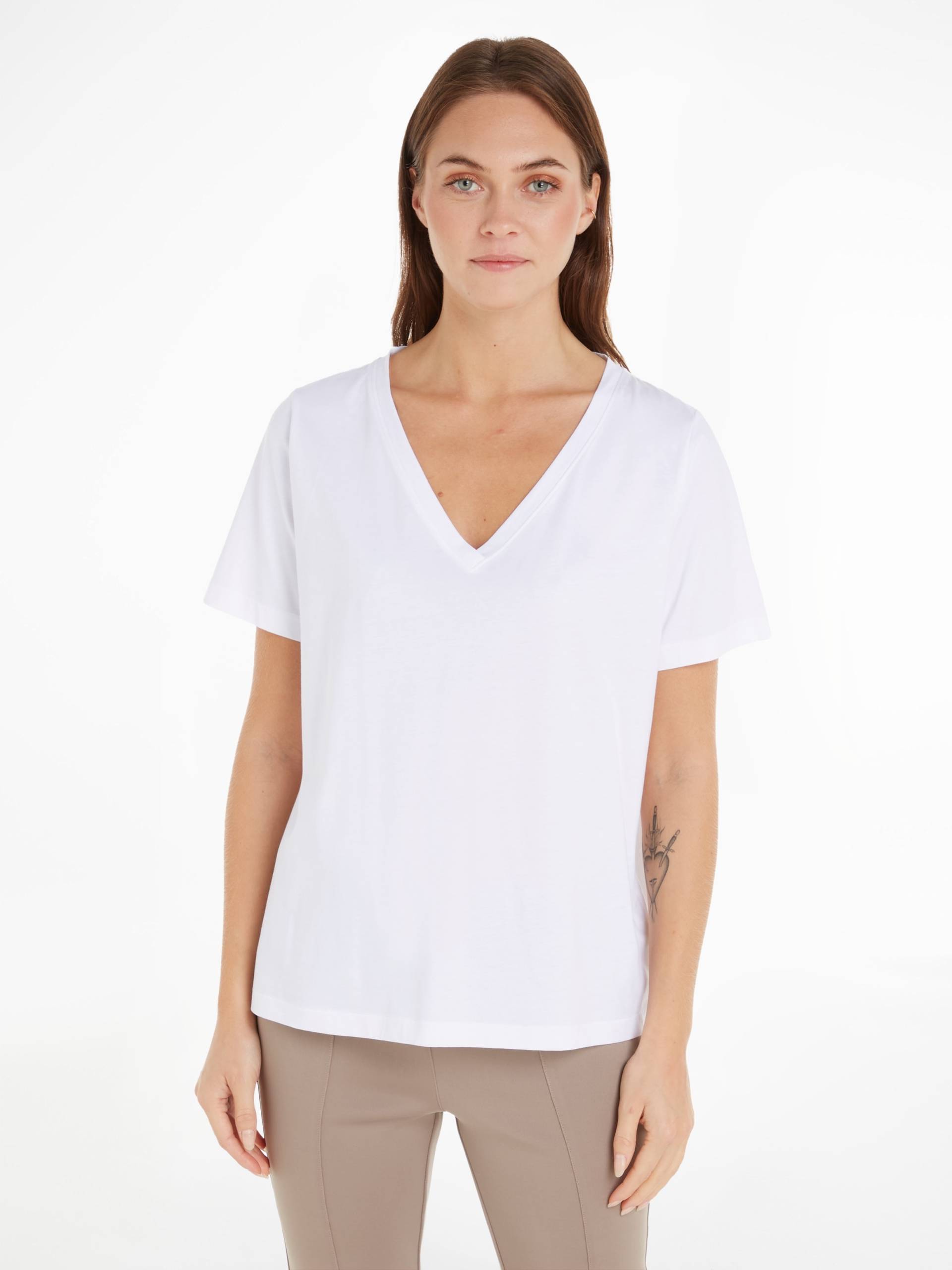 Calvin Klein T-Shirt, mit V-Ausschnitt Calvin Klein T-Shirt, mit V-Ausschnitt von Calvin Klein