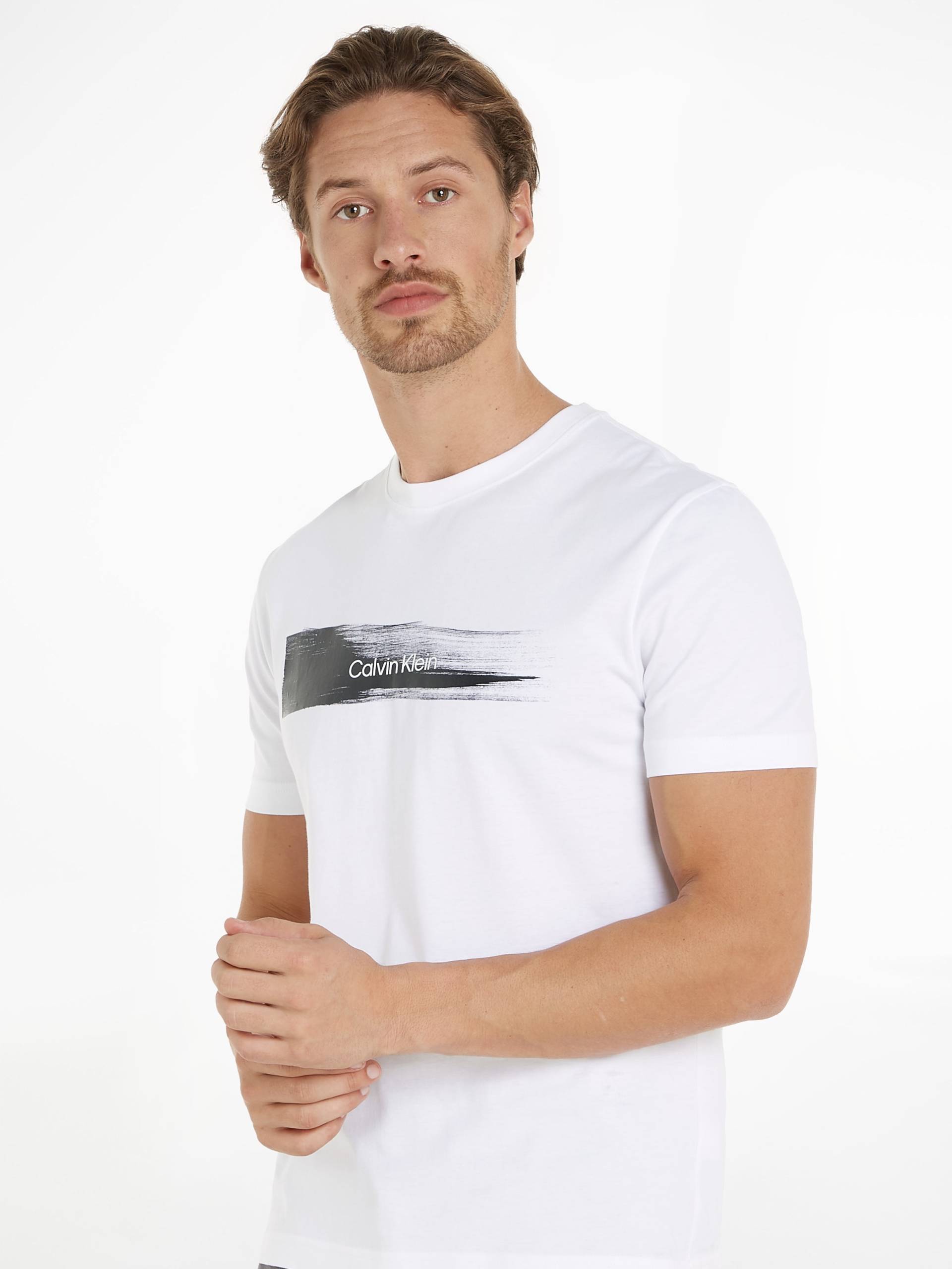 Calvin Klein T-Shirt »BRUSH LOGO T-SHIRT«, mit Logoschriftzug von Calvin Klein