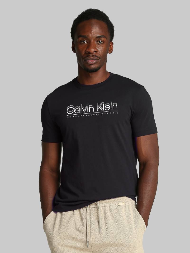 Calvin Klein T-Shirt »CP-DOUBLE LOGO T-SHIRT«, mit grossem Logoschriftzug von Calvin Klein