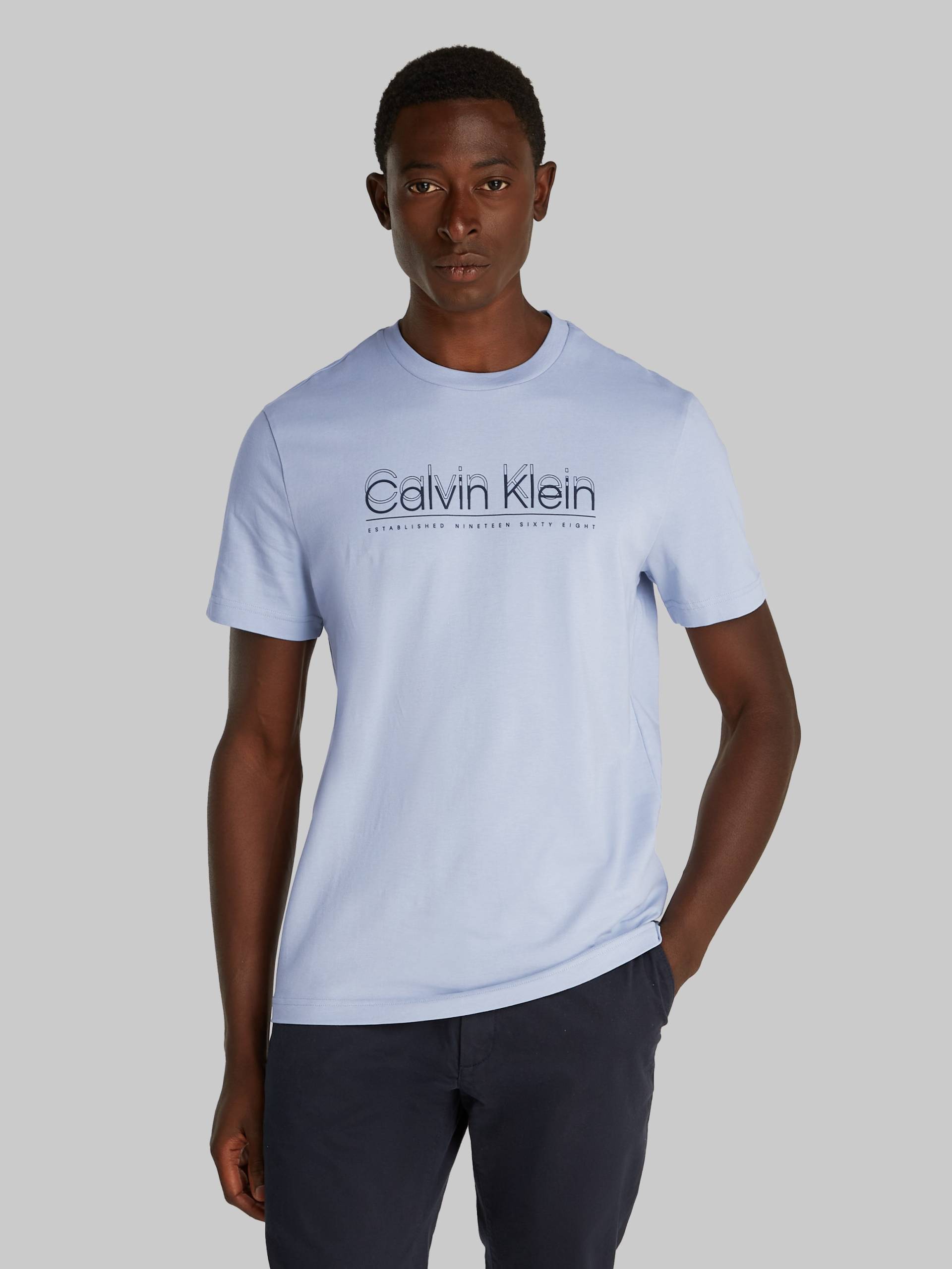 Calvin Klein T-Shirt »CP-DOUBLE LOGO T-SHIRT«, mit grossem Logoschriftzug Calvin Klein T-Shirt »CP-DOUBLE LOGO T-SHIRT«, mit grossem Logoschriftzug von Calvin Klein