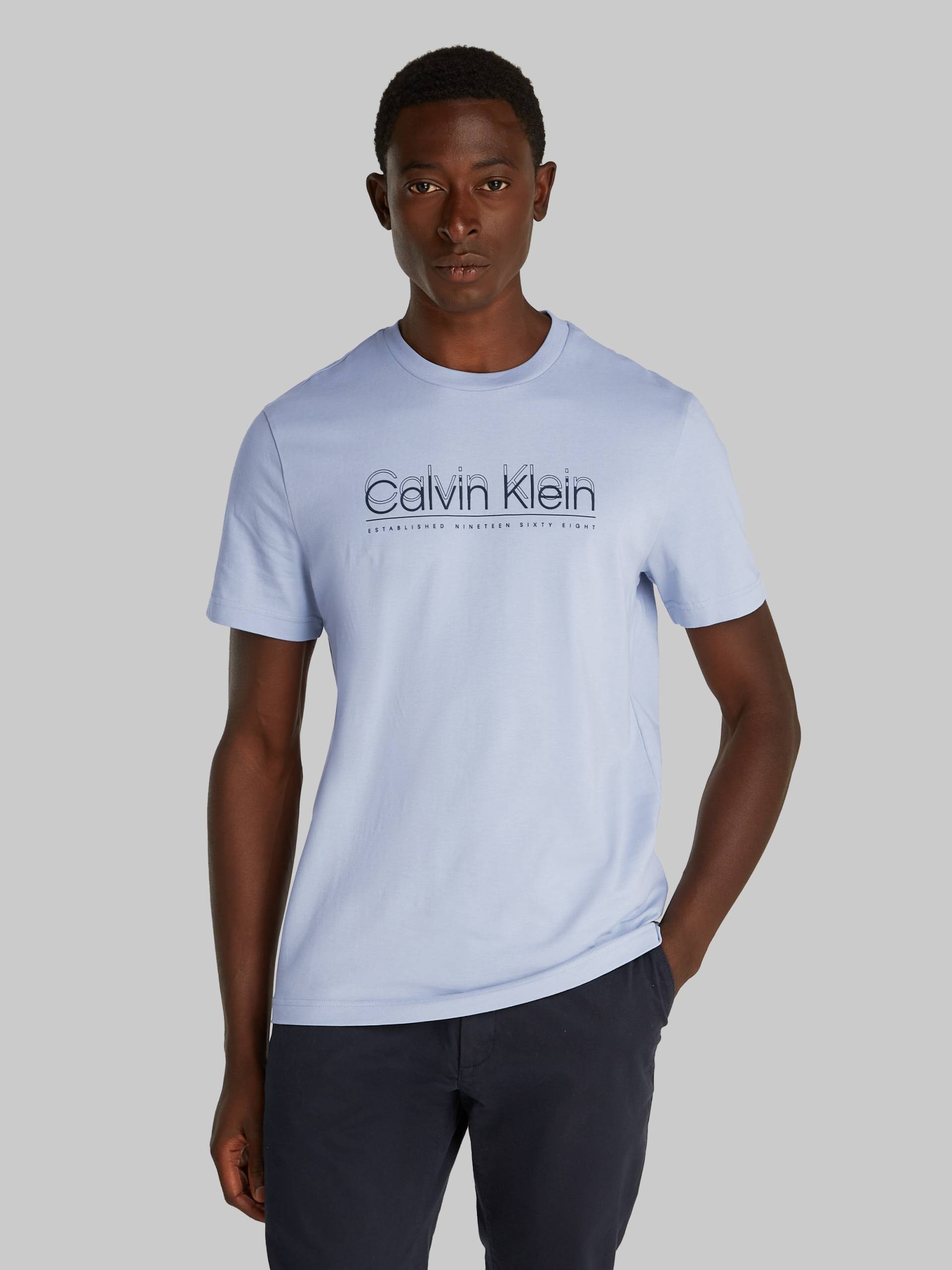 Calvin Klein T-Shirt »CP-DOUBLE LOGO T-SHIRT«, mit grossem Logoschriftzug von Calvin Klein