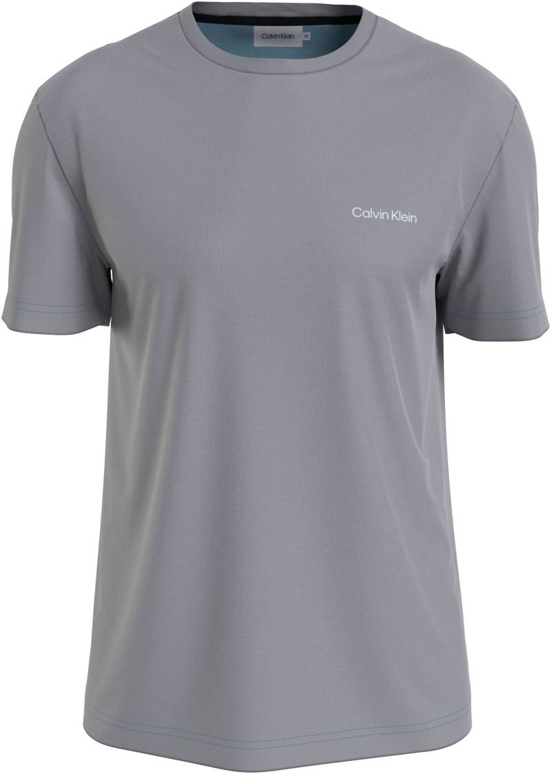 Calvin Klein T-Shirt »Micro Logo«, aus dickem Winterjersey, mit Logoprint von Calvin Klein