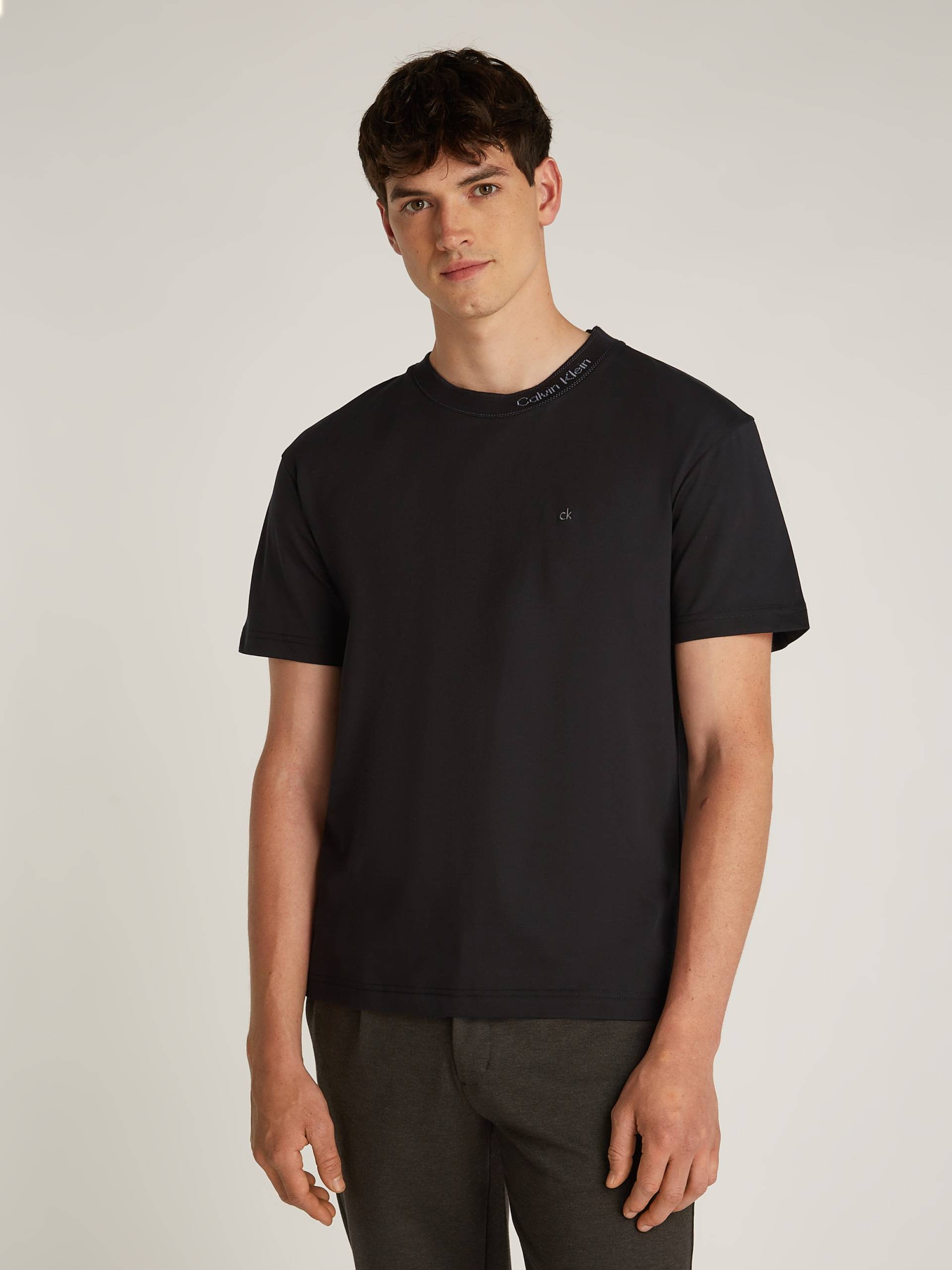 Calvin Klein T-Shirt »NECK LOGO T-SHIRT«, mit Logoprägung Calvin Klein T-Shirt »NECK LOGO T-SHIRT«, mit Logoprägung von Calvin Klein