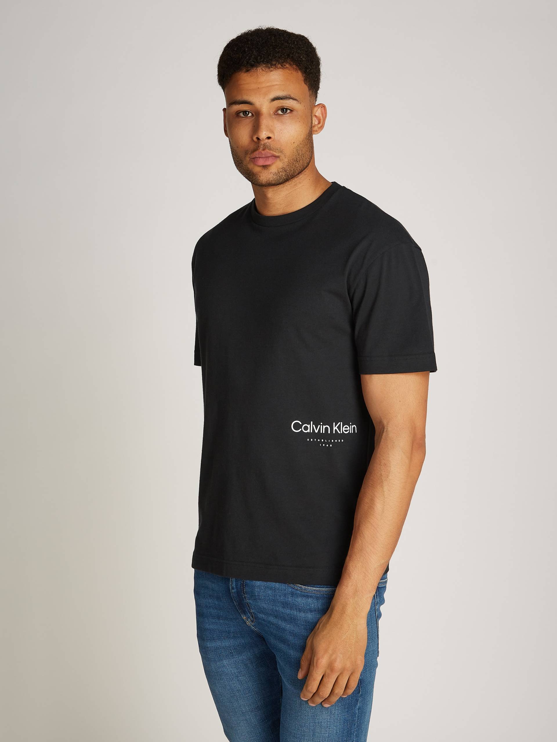 Calvin Klein T-Shirt »OFF PLACEMENT LOGO T-SHIRT«, mit Logoschriftzug von Calvin Klein