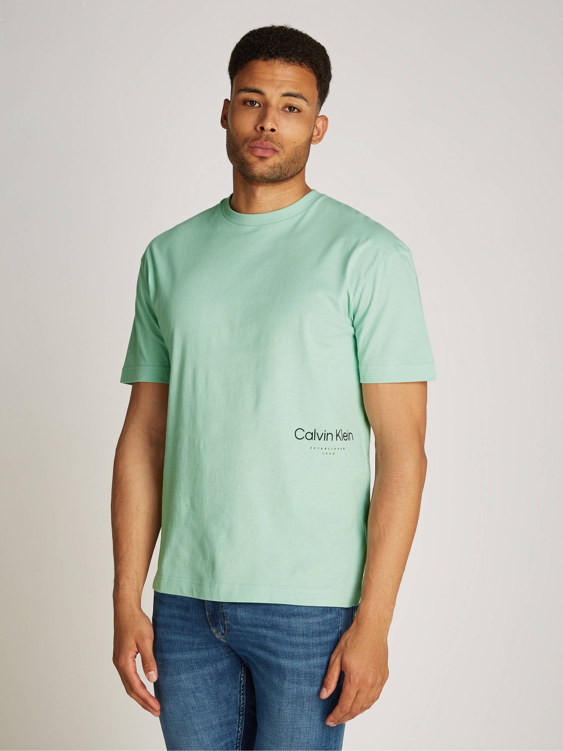 Calvin Klein T-Shirt »OFF PLACEMENT LOGO T-SHIRT«, mit Logoschriftzug von Calvin Klein