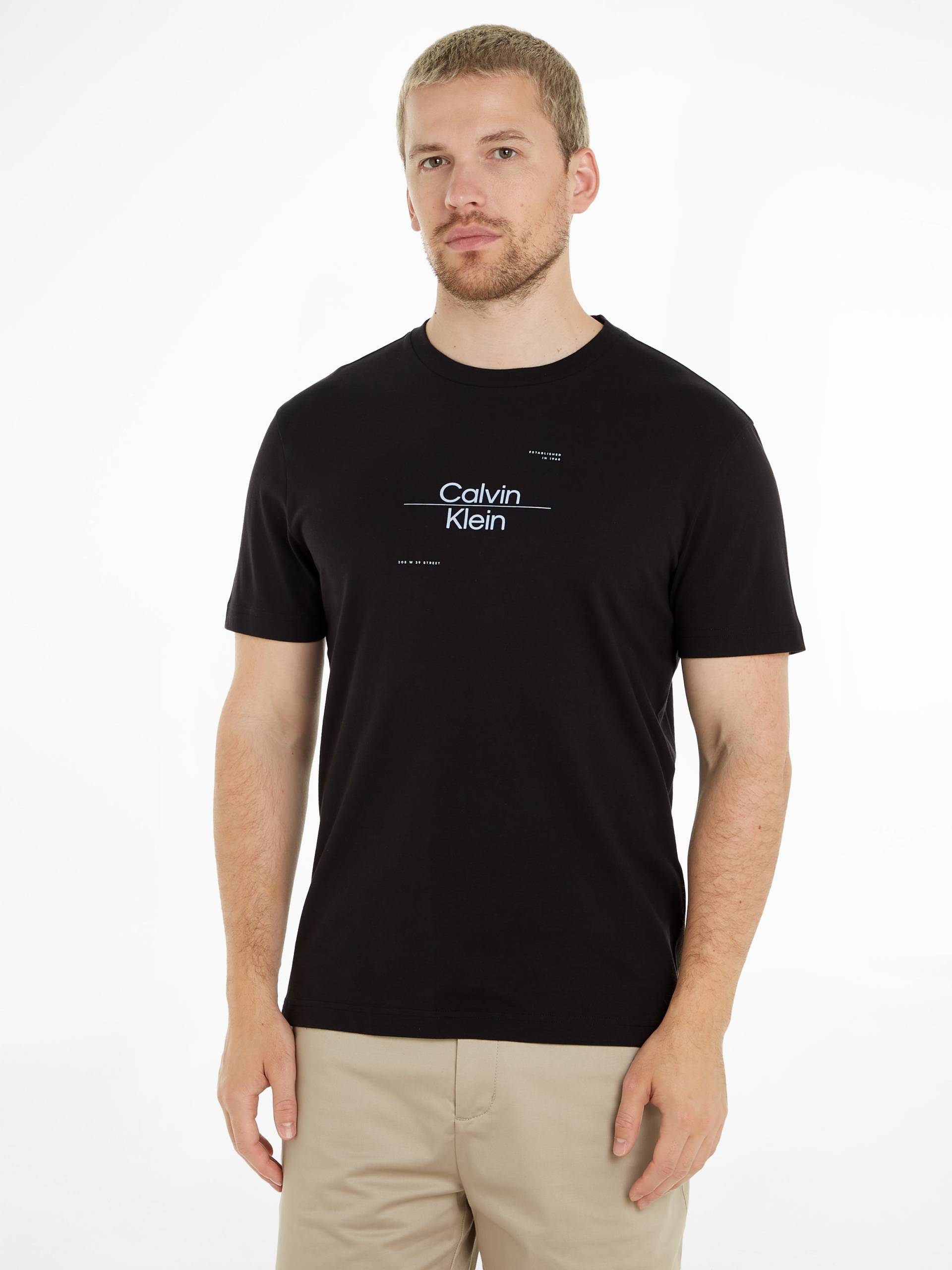 Calvin Klein T-Shirt »OPTIC LINE LOGO T-SHIRT« von Calvin Klein