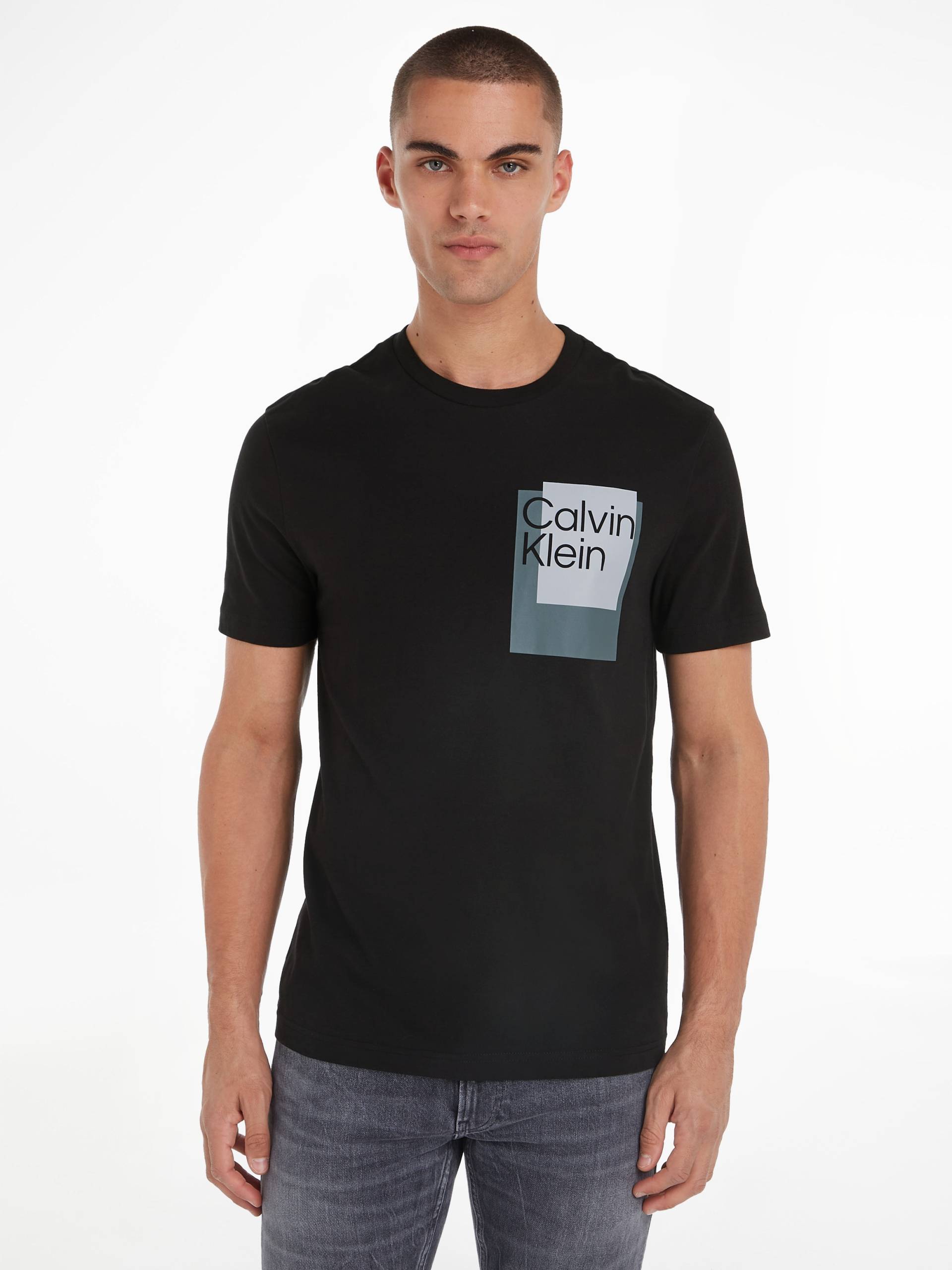 Calvin Klein T-Shirt »OVERLAY BOX LOGO T-SHIRT« von Calvin Klein