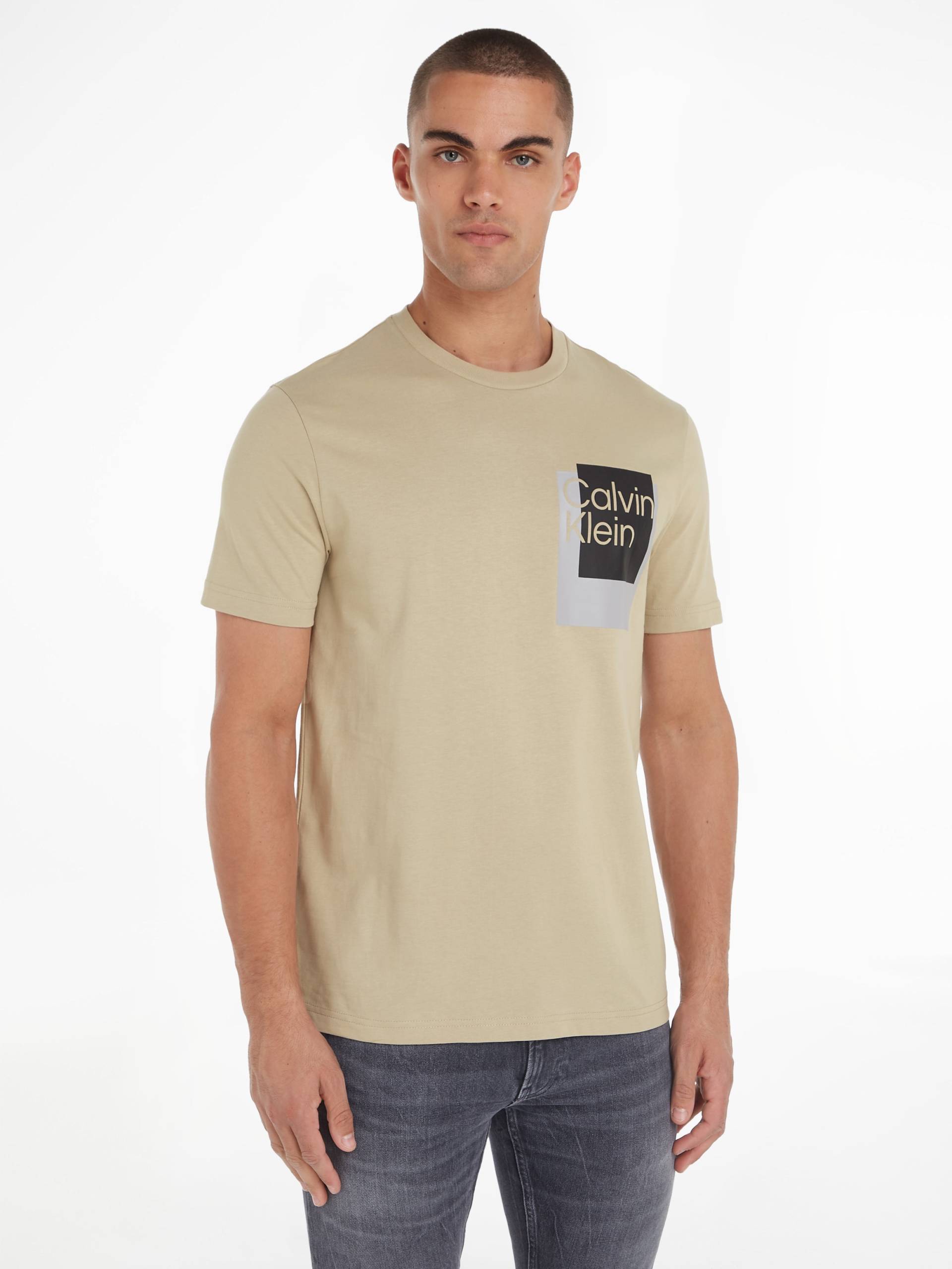 Calvin Klein T-Shirt »OVERLAY BOX LOGO T-SHIRT« von Calvin Klein