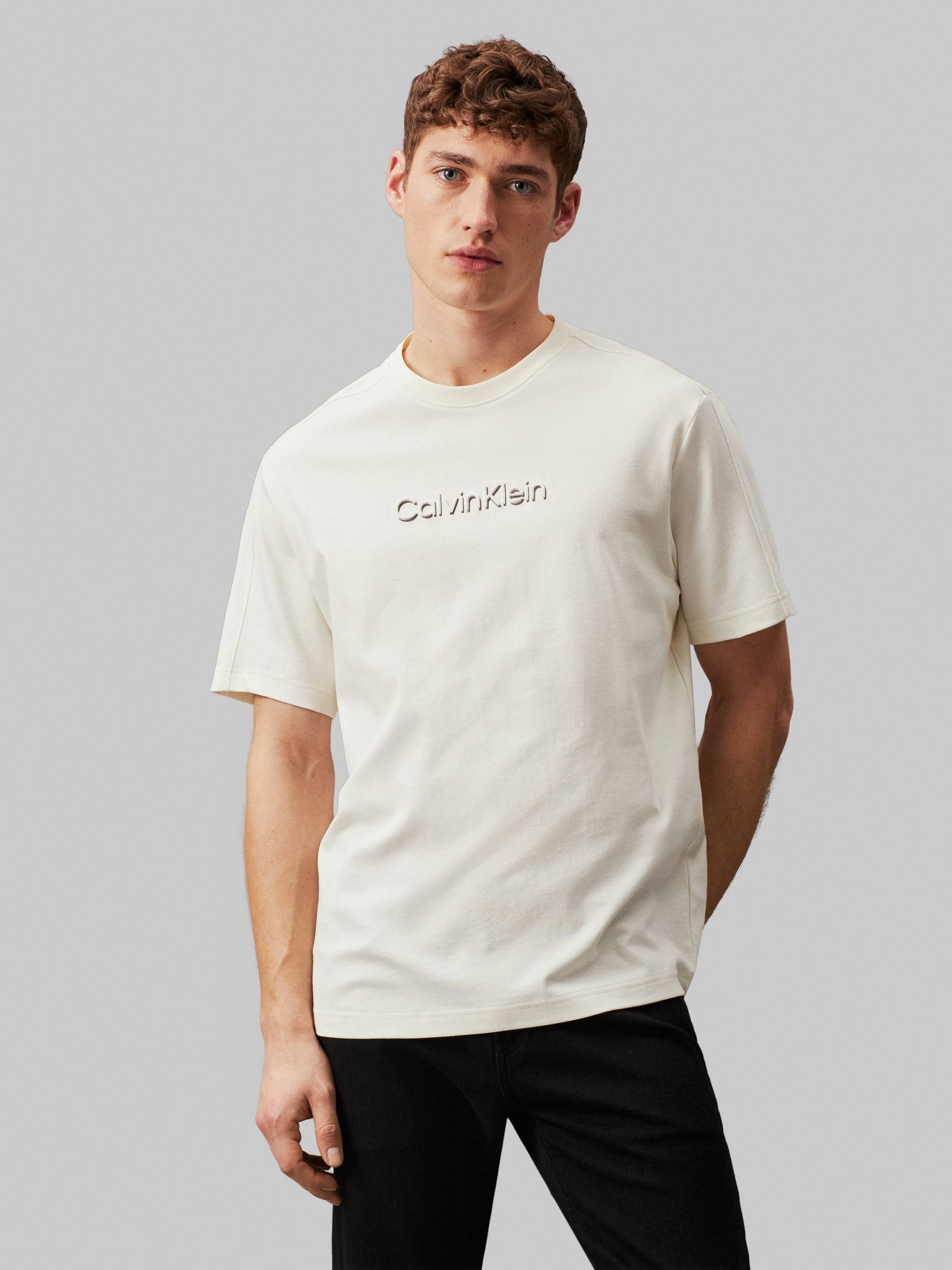 Calvin Klein T-Shirt »SHADOW EMBOSSED LOGO T-SHIRT«, mit Logoschriftzug von Calvin Klein