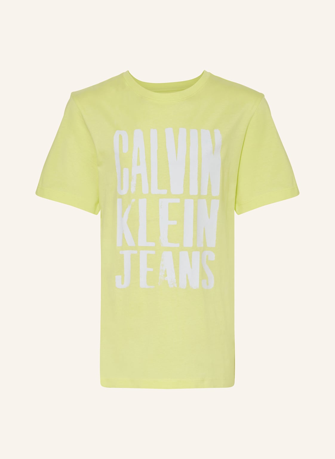 Calvin Klein T-Shirt gelb von Calvin Klein