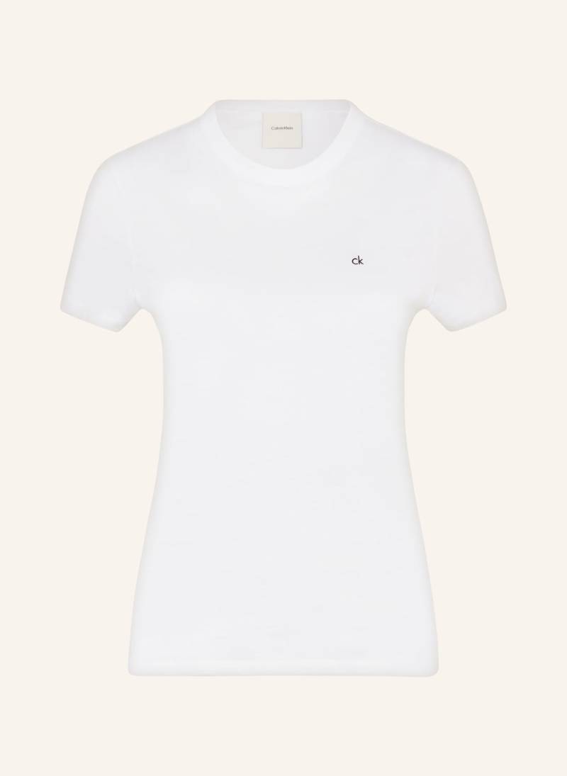 Calvin Klein T-Shirt weiss von Calvin Klein