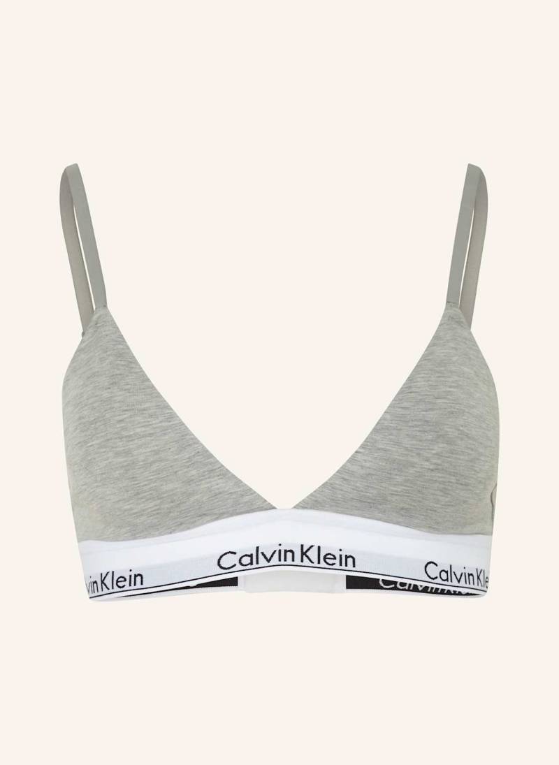 Calvin Klein Triangel-Bh Modern Cotton grau von Calvin Klein