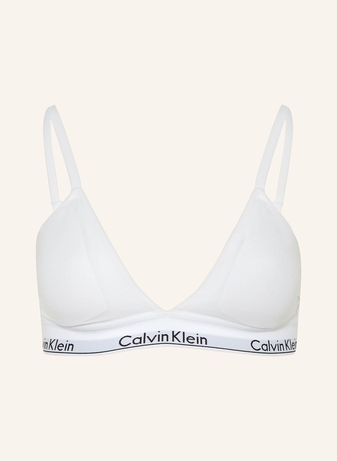 Calvin Klein Triangel-Bh Modern Cotton weiss von Calvin Klein