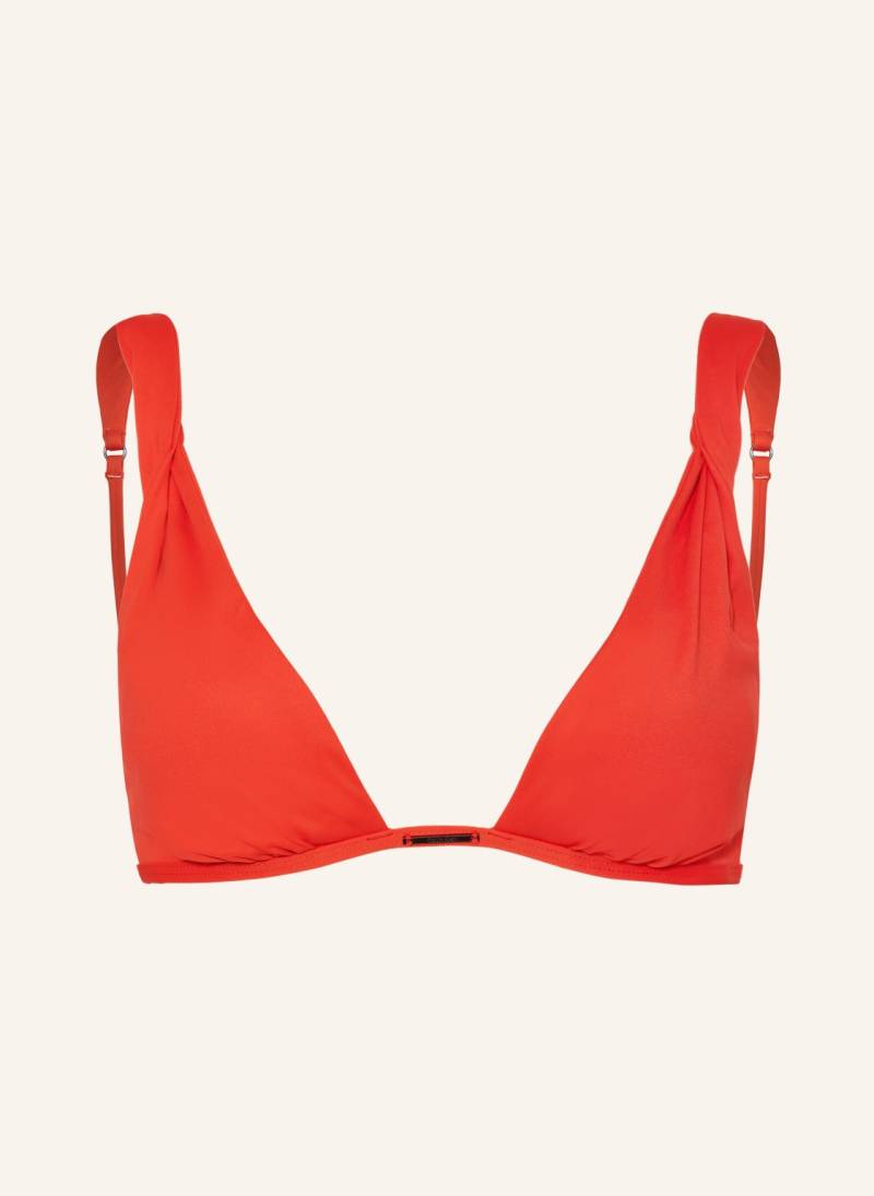 Calvin Klein Triangel-Bikini-Top Ck Structured Twist rot von Calvin Klein