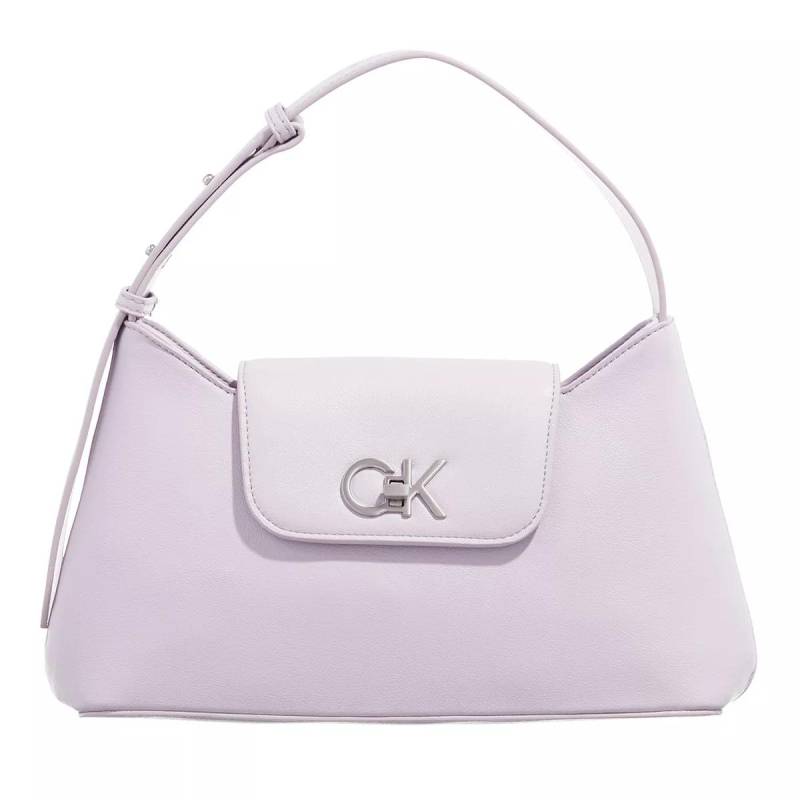 Calvin Klein Umhängetasche - Re Lock Shoulder Bag Md - Gr. unisize - in Violett - für Damen von Calvin Klein