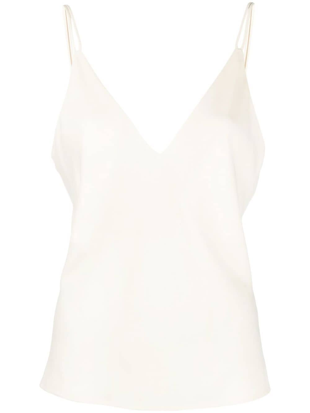 Calvin Klein V-neck sleeveless top - Neutrals von Calvin Klein