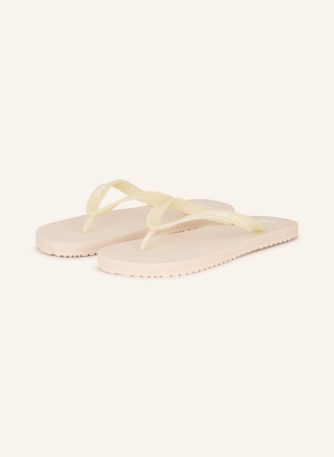 Calvin Klein Zehentrenner rosa Calvin Klein Zehentrenner rosa von Calvin Klein