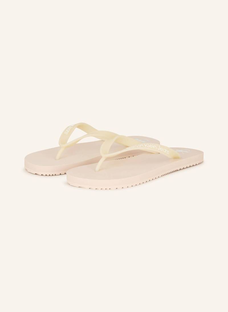 Calvin Klein Zehentrenner rosa von Calvin Klein