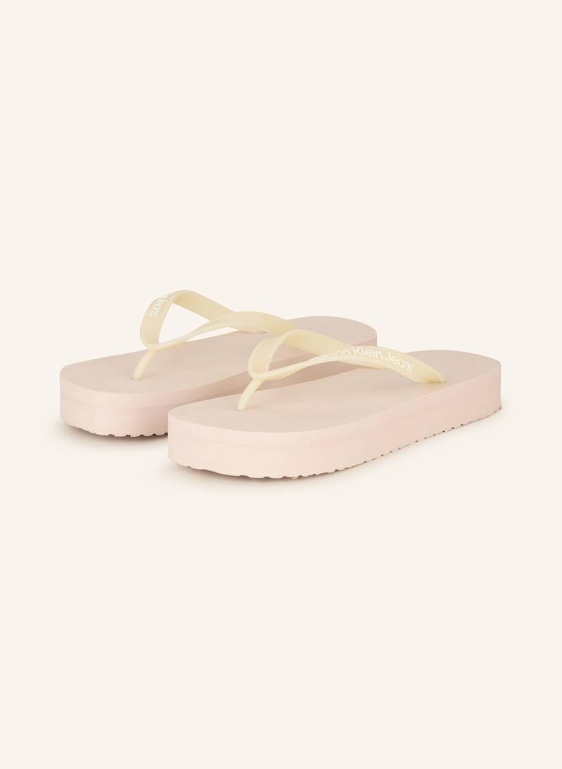 Calvin Klein Zehentrenner rosa von Calvin Klein