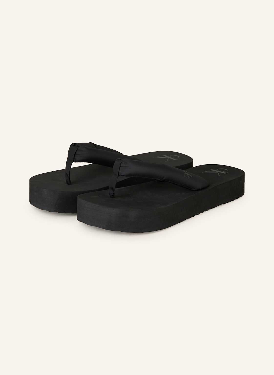 Calvin Klein Zehentrenner schwarz von Calvin Klein