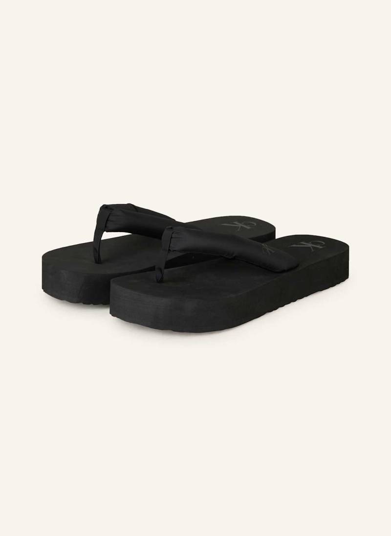 Calvin Klein Zehentrenner schwarz von Calvin Klein
