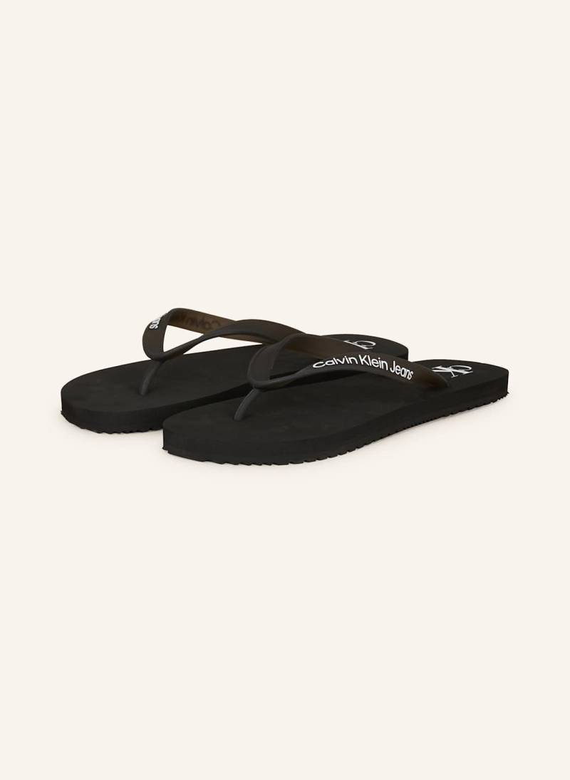 Calvin Klein Zehentrenner schwarz von Calvin Klein