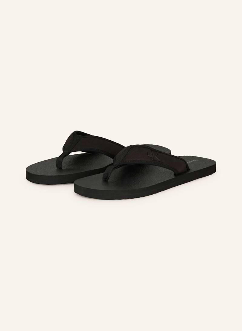 Calvin Klein Zehentrenner schwarz von Calvin Klein
