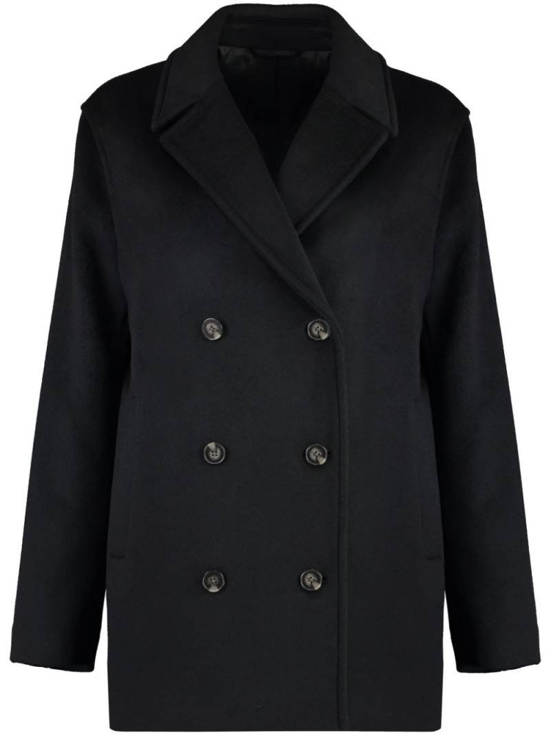 Calvin Klein brushed-finish peacoat - Black von Calvin Klein