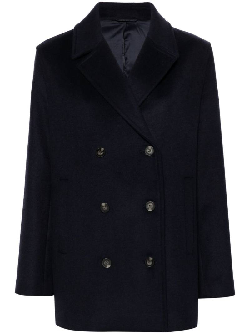 Calvin Klein brushed-finish peacoat - Blue von Calvin Klein