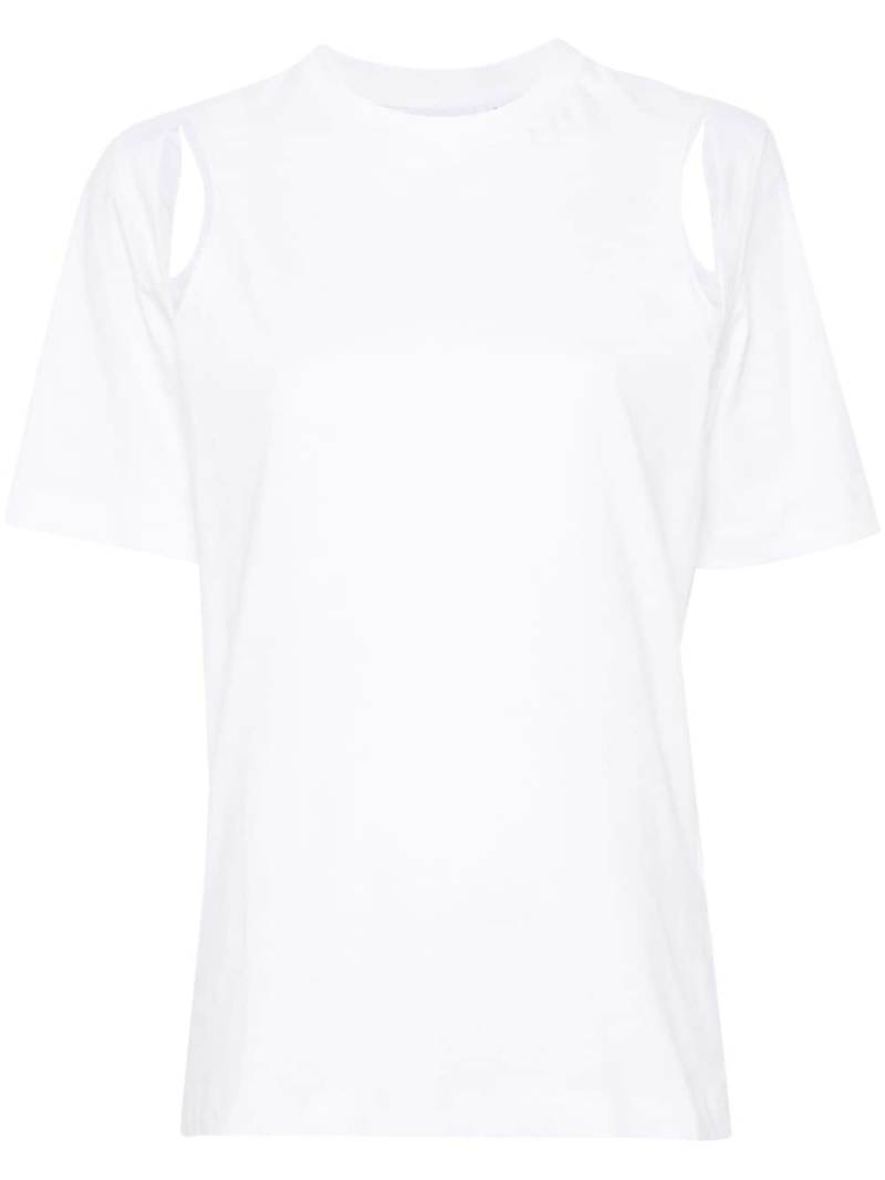 Calvin Klein cut-out T-shirt - White von Calvin Klein