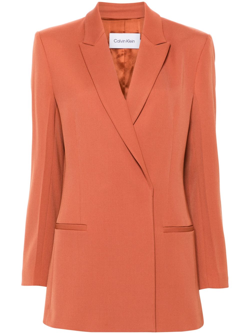 Calvin Klein double-breasted blazer - Orange von Calvin Klein