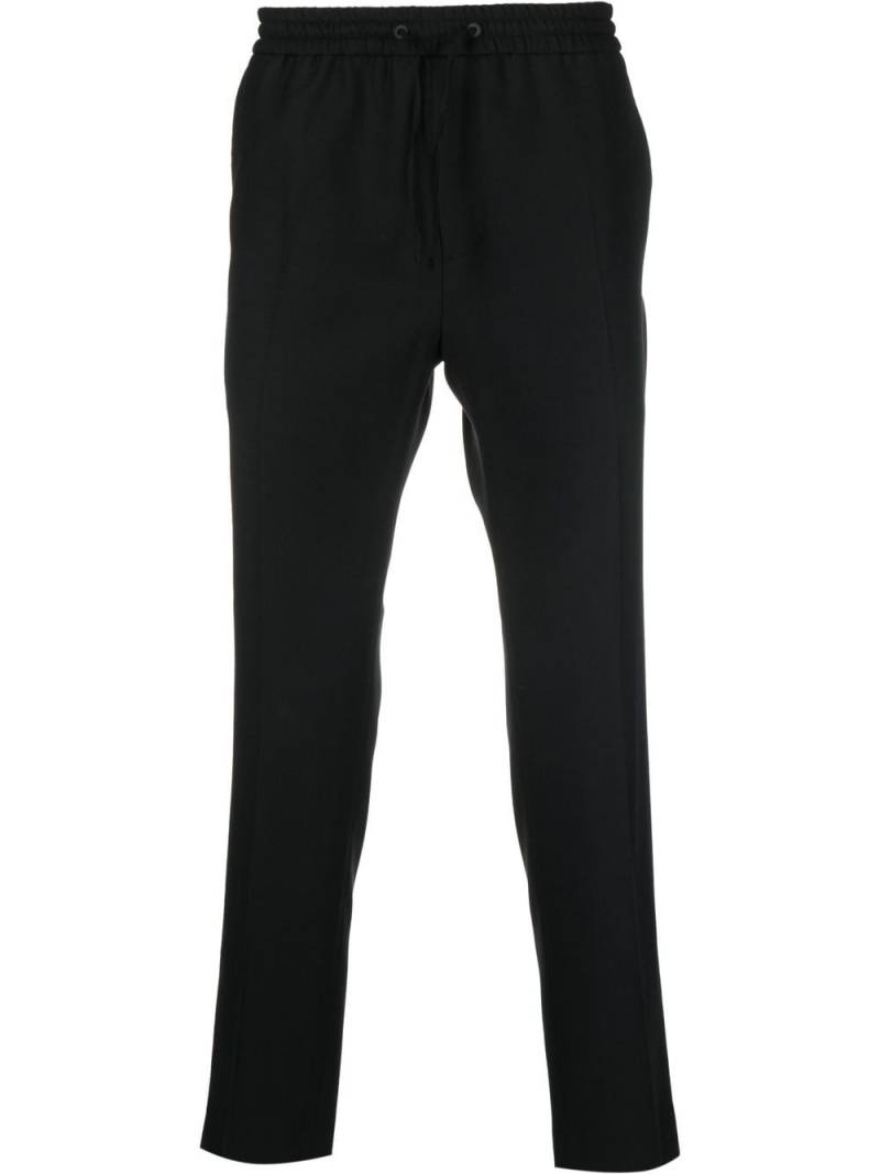 Calvin Klein drawstring-waist straight-leg trousers - Black von Calvin Klein