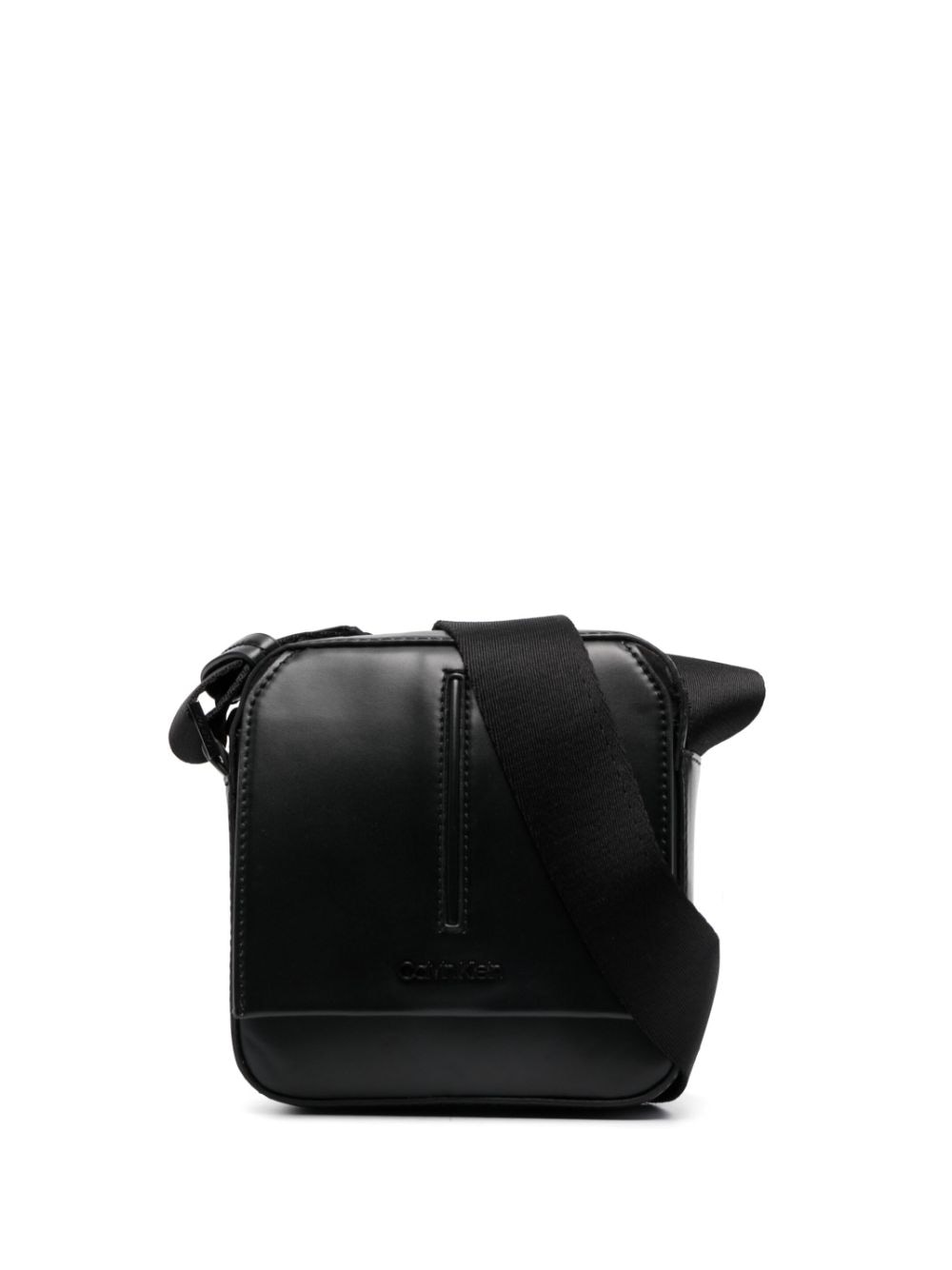 Calvin Klein embossed-logo messenger bag - Black von Calvin Klein