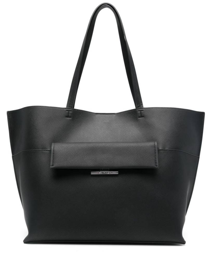 Calvin Klein faux-leather tote bag - Black von Calvin Klein