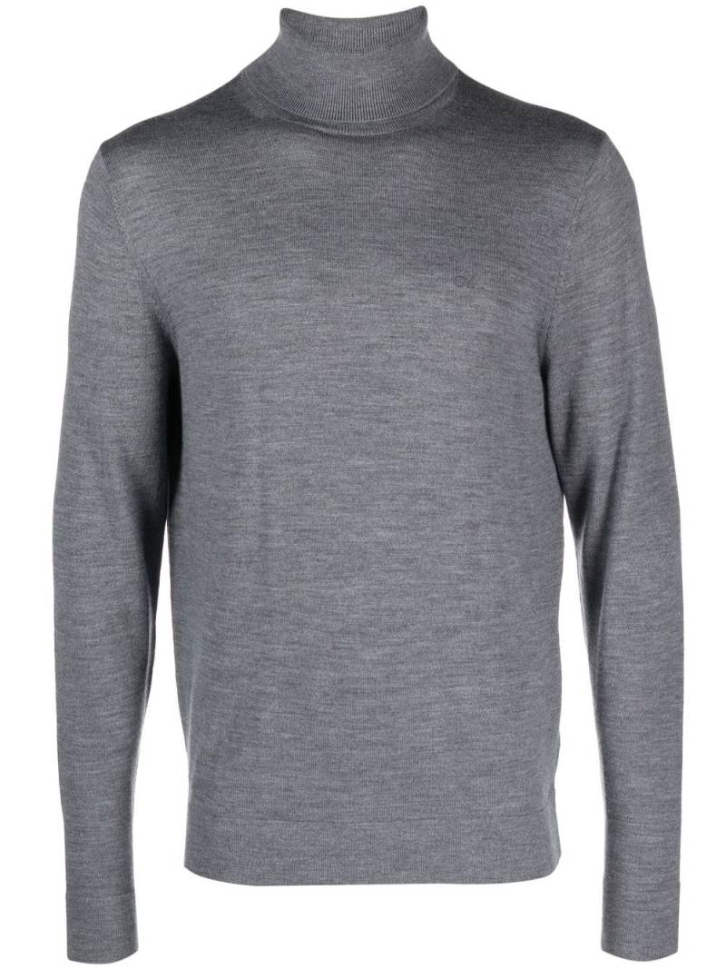 Calvin Klein fine-knit roll-neck jumper - Grey von Calvin Klein